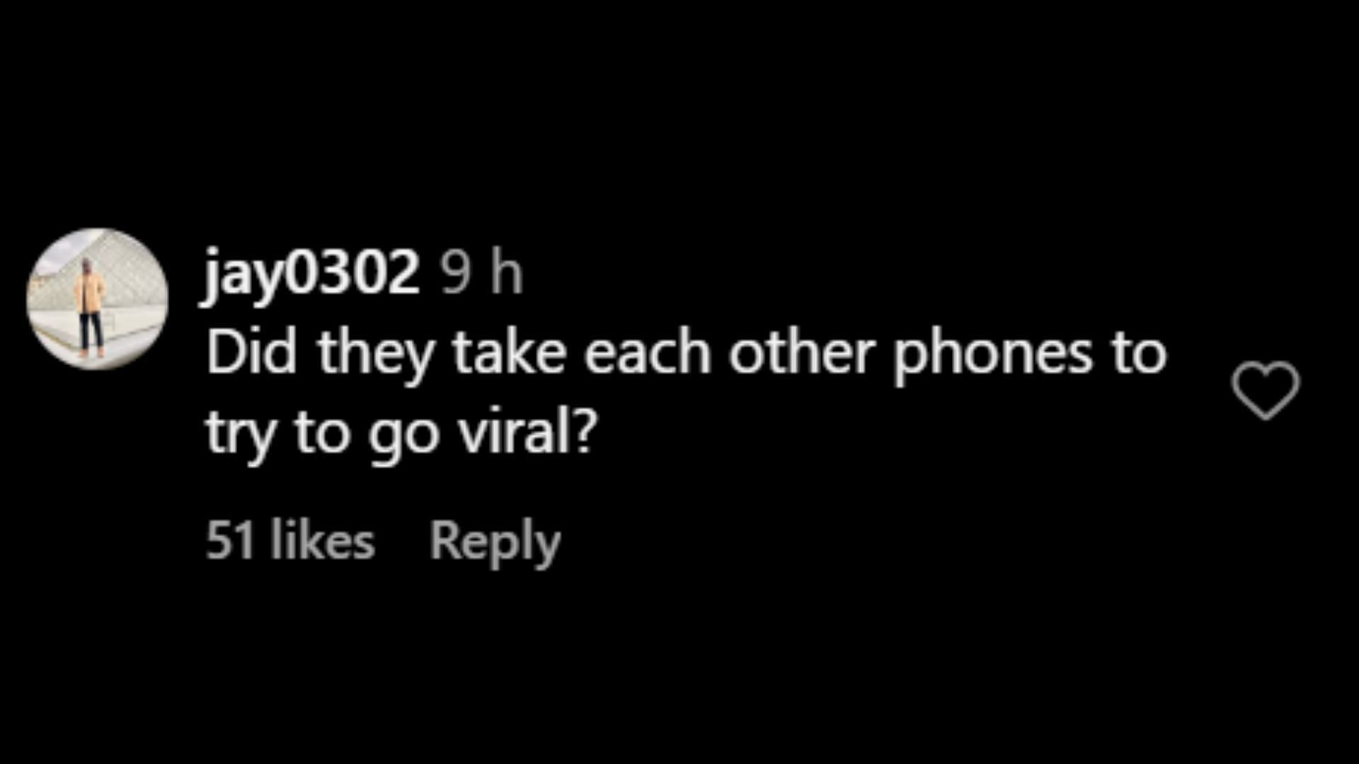 A netizen comments on Rich the Kid's response to Brixx and Tory Lanez's alleged online beef. (Image via Instagram/@hollywoodunlocked)